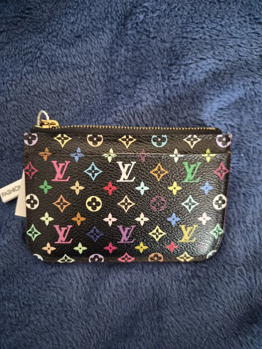 Louis Vuitton Black Murakami Multicolor Monogram Key Coin Pouch